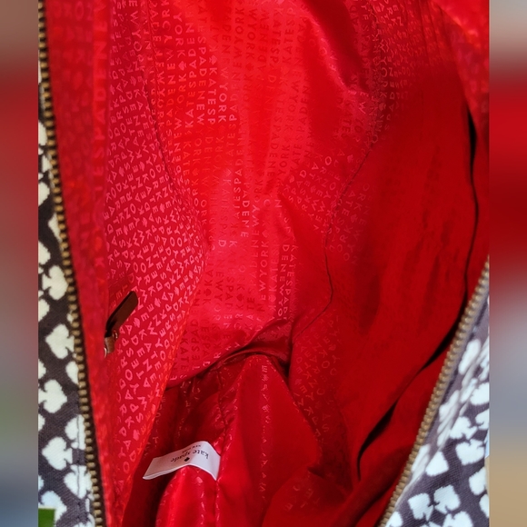 Kate Spade Brown Monochrome Printed Canvas and Leather Stevie Bag - Picture 14 of 16